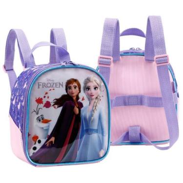 Imagem de Lancheira Frozen Elsa Bolsa Térmica Mochila Escolar Infantil - Xeryus,