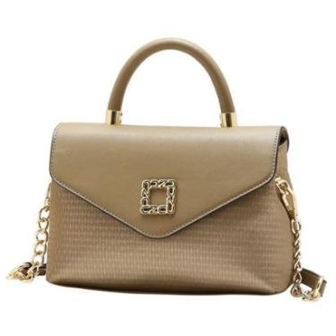 Imagem de Bolsa Feminina Alça de Mão Transversal Logo Chic Chenson-Feminino