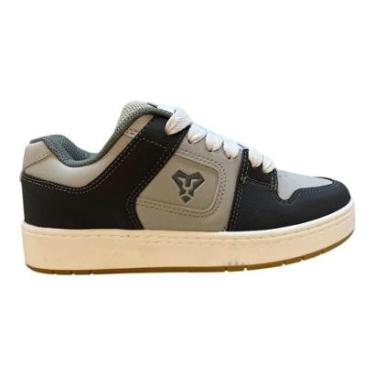 Imagem de Tenis Masculino Lejon Casual Conforto Skatista Retrô 0005 Cinza-Feminino
