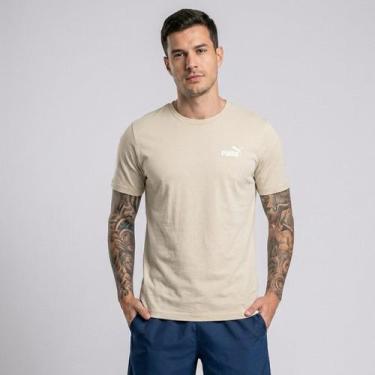 Imagem de Camiseta Puma Essentials Small No. 1 Logo Verde Oliva, G