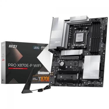 Imagem de Placa Mãe MSI PRO X870E-P WiFi, Chipset X870E, AMD AM5, ATX, DDR5