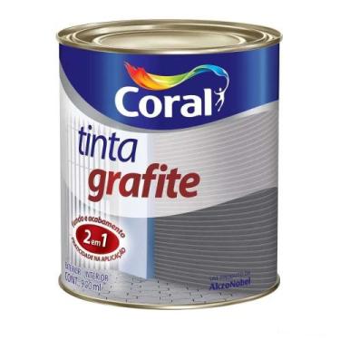 Imagem de Esmalte Grafite Coral 900ml, Cinza Médio