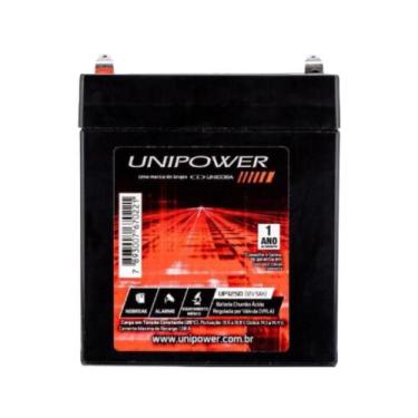 Imagem de Bateria 12v 5,0ah Selada F187 Up1250 Ot Unipower