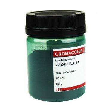 Imagem de Pigmento Artístico Cromacolor 50g 126 Verde Ftalo BS
