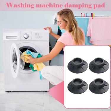 Imagem de Máquina de lavar roupa anti-vibração Mute Protection Mat Secador de almofada de pé anti-derrapante - DZ7387
