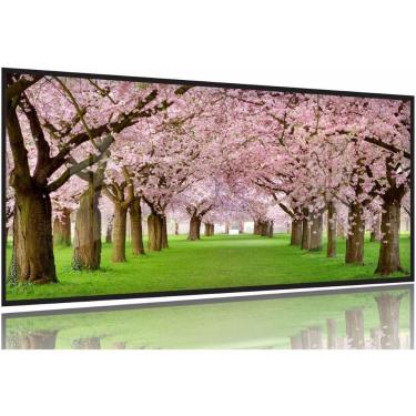 Imagem de Quadro Decorativo Caminho De Cerejeiras 130x60 Moldura Preta 2x2