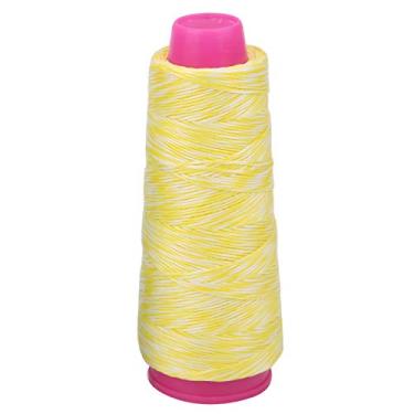 Imagem de Corda de arco, cordas de arco e flecha, corda de arco recurvo, substitui??o de corda de arco, material de corda de arco de polietileno de 110 metros para fazer corda de arco re(Yellow and White),