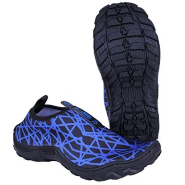 Imagem de Sapatilha Aquatica Tenis Hibrido Neoprene Pesca Esporte Aquatico (41, preto/azul)