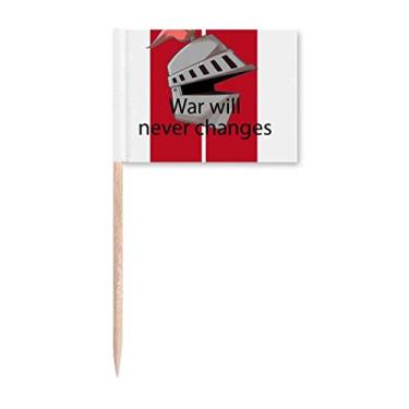 Imagem de War Will Never Changes Art Deco Presente Fashion Palito de Dentes Marcadores Decoração de Festa