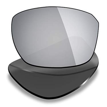 Imagem de Mryok Lentes de substituição para Oakley Split Shot OO9416 - Opções, Polarizado - Titânio prateado, One Size