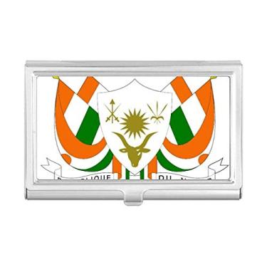 Imagem de Porta-cartão de visita com emblema nacional da África do Níger