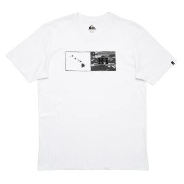 Imagem de Camiseta Quiksilver Hi Island Masculina Branco