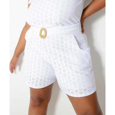 Short Plus Size Feminino Estampado Marisa