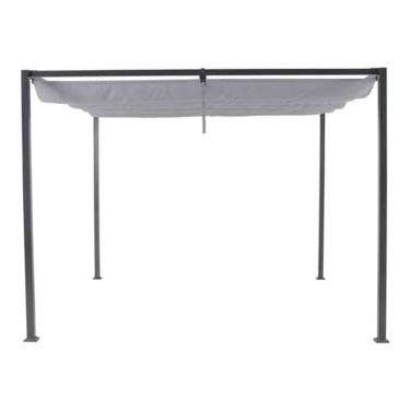 Imagem de Pergolado Gourmet De Aço Cinza 2.23x297x29cm Linha Premium