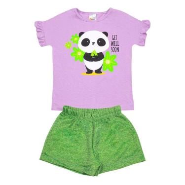 Imagem de Conjunto Infantil Menina Get Well Soon Roupas Infantis
