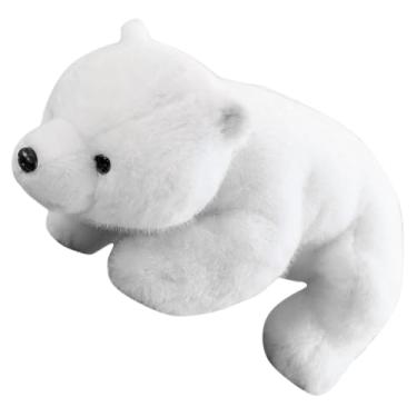 Imagem de WOONEKY Brinquedo De Urso Polar De Pelúcia Boneca Fofa De Urso Brinquedo Modelo Urso Polar Urso De Lembrança De Casamento Pelúcia Animal Desenhos Animados Doméstico Branco 28c Almofada