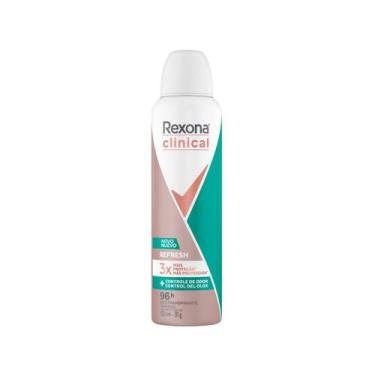 Imagem de Desodorante Aerosol Antitranspirante Rexona - Clinical Refresh 96 Hora