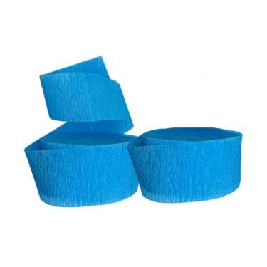 Imagem de (2 Rolos, Turquesa) - Edicao Especial Crepe Paper Streamer Party Rolls (Turquesa, 2 Rolls), 44m Total, Made in USA
