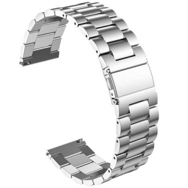 Imagem de Hijiawee Pulseira de aço inoxidável masculina para Casio MDV106-1AV/MTP-VD01, pulseira de substituição de 22 mm para Casio MDV-106 Series