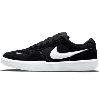 Imagem de Nike Tênis de skate SB Force 58 (CZ2959-003, pó de fóton/pó de fóton/branco/preto), Preto/Preto/Branco, 39