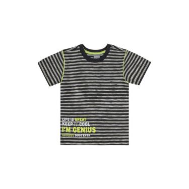Imagem de Camiseta I'm Genius Infantil Listrada Quimby-Masculino