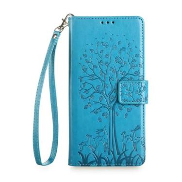 Imagem de Carteira com compartimentos para cartões Capa de telefone feminina para Oneplus Nord 3 CE 3 ACE 2 2V Lite N300 N200 SE Pro Capa magnética flip book com alça, azul, para Oneplus Nord N300
