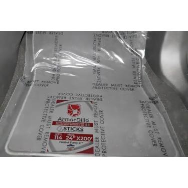 Imagem de O revendedor de protetor de carpete automotivo deve remover 4 mm pesados. Adere a mais tapetes de veículo. Qtd: 114 tapetes. 61.0 cm x 200' Perfurado a cada 53.3 cm. 100% EUA