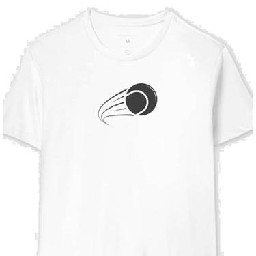 Imagem de Camiseta SandSlice Impacto na Areia, Algodão Premium (BR, Alfa, M, Regular, Branco)