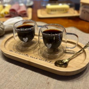 Imagem de Xícara Para Café Em Vidro Borossilicato Com 2 Peças 80ml Mimo Style - Exclusivo