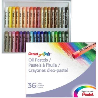 Imagem de Giz De Cera Pastel A Óleo 36 Cores Pentel Arts Phn-36