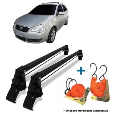 Imagem de Rack Teto + 2 Cintas Polo Sedan 4 Portas 2005 a 2012 - VHIP