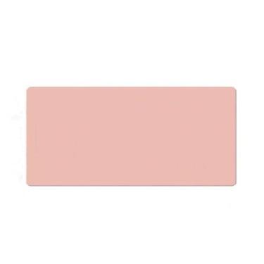 Imagem de Kit 2 Mouse Pad Grande 100X48 Antiderrapante Rosa Claro Slim - M3M