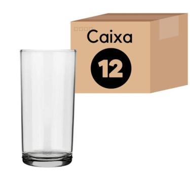 Imagem de Jogo Copos Vidro Suco Agua Cylinder 300 Ml Nadir 12 Unid - Nadir Figue