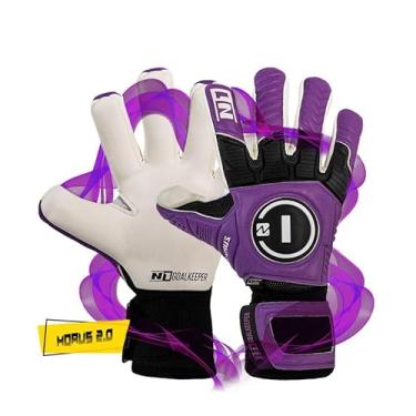 Imagem de Luva de Goleiro Profissional N1 Horus (Violeta, 9)