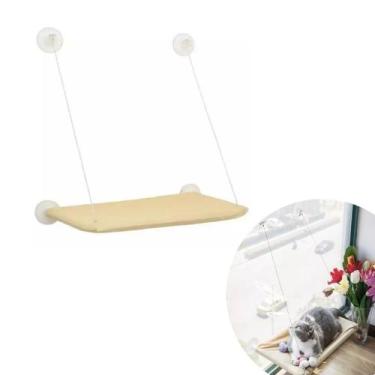 Imagem de Cama Caminha De Janela Para Gatos Com Ventosas Suspensa Rede - C3b