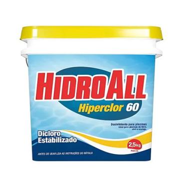 Imagem de Hiperclor 60 Balde De Cloro Granulado 2,5kg HidroAll