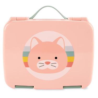 Imagem de Bento Box Skip Hop Lancheira Infantil Escolar Kit Lanche, Gatinha