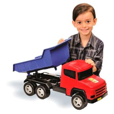 Imagem de Caminhão Caçamba Infantil Grande Super Truck 0790 - Adijomar