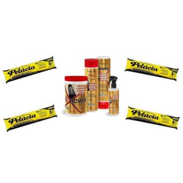 Imagem de Hene Gel Pelucia Preto Medio/Forte 04x180g Pouch/Bisnaga+Brilho Magico