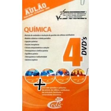 Imagem de Col. Aulão: Química - 4 DVDs + Livro Vestibular (Novo, Lacrado) - Cedi