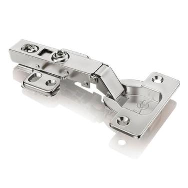 Imagem de Dobradiça com Amortecedor HD 35mm Pistão Clip-On Reta Kits + parafusos