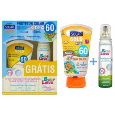 Imagem de Kit Protetor Solar Gold Fps 60 Kids 125ml + Repelente 100ml - Nutriex 