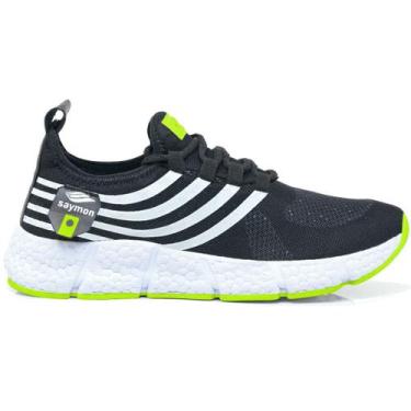 Imagem de Tênis Masculino Fast Academia New Saymon Yy Original, Preto, 38