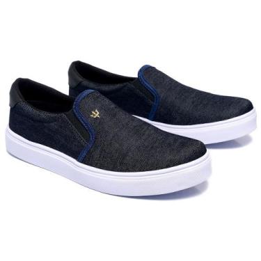 Imagem de Tenis Sapatenis Sapato Yate Slip-On Masculino - J.rei Calçados, 40, Az