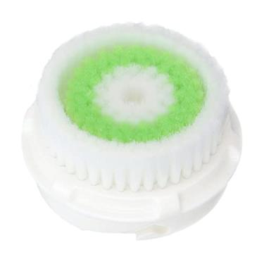 Imagem de Cabeça de escova facial, escova de limpeza facial de espuma espessa para limpador elétrico de rosto(verde)