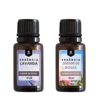 Imagem de Essência Jardim de Rosas e Lavanda a Base de Óleo 10ml - Aromaterapia 