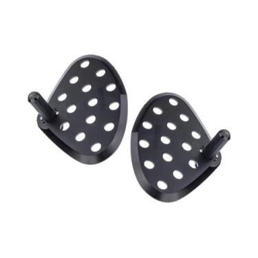 Imagem de Pedaleira Par Bike Proteção Com Apoio Pés Kit Bicicleta Kalf, Preto