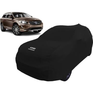 Imagem de Capa Carro Anti Riscos Com Logo Volvo Xc60 Suv 2014 - Mz, Preta