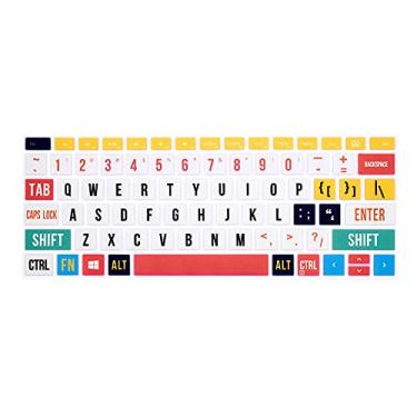 Imagem de WYGCH Capa de silicone para teclado Microsoft Surface Laptop 3 34.3 cm e 38.1 cm lançado em 2019/para Microsoft Surface Book 3 34.3 cm e 38.1 cm, protetor de teclado com estampa fofa, layout dos EUA,