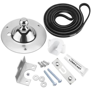 Imagem de Kit de correia de tambor traseiro de secadora 5303281153 atualizado e 134503600 da Techecook - Compatível com secadores Frigidaire Kenmore - Substitui PS459829 AP2142648 PS1148434 134163400